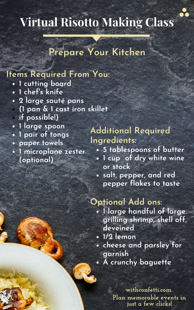 Risotto Recipe Confetti 🎉